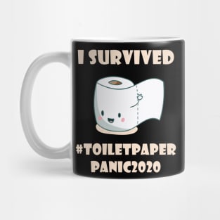 Toilet Paper Shortage Virus Flu Panic 2020 I Survived Gift Mug